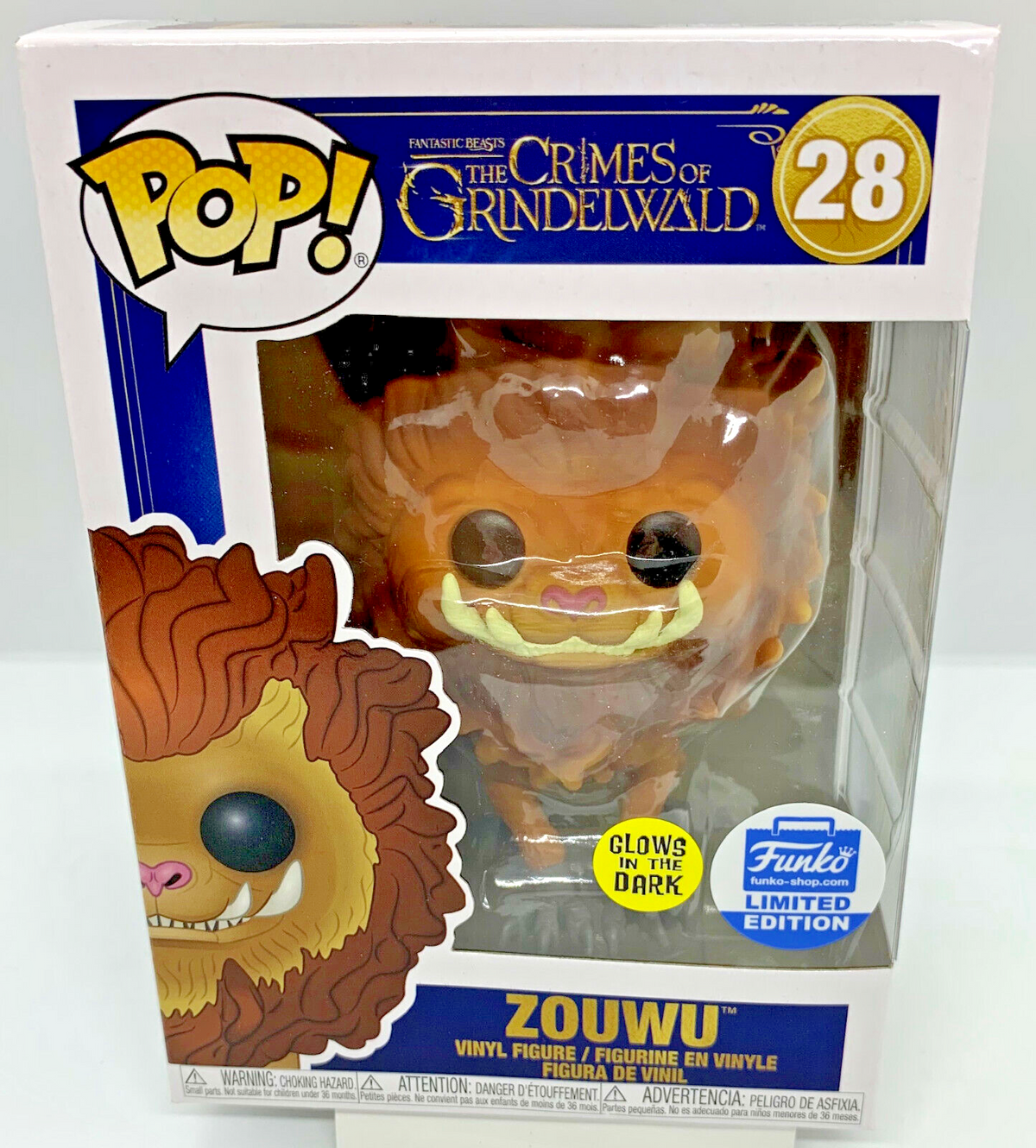 Zouwu Pop #28 Glows The Crimes of Grindelwald Funko Exclusive 2019 Vaulted