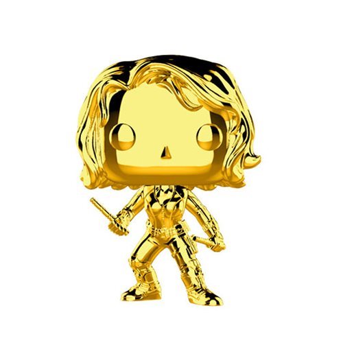 Black Widow #380 Gold Chrome Marvel Studio's 10th Anniversary Funko minor damage
