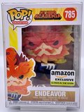 Endeavor Pop #785 My Hero Academia Glows Amazon Exclusive Funko 2020 + Protector