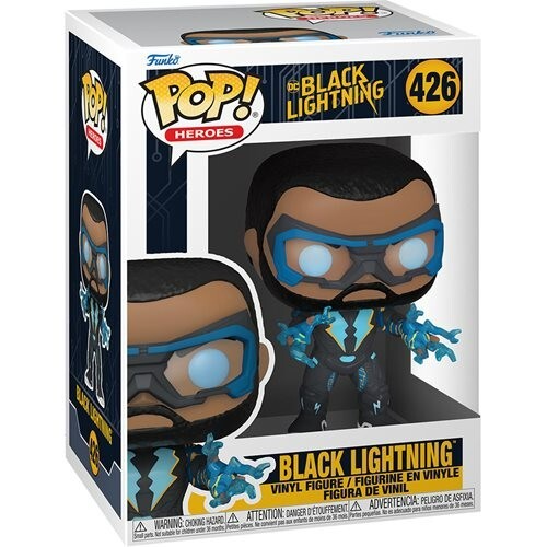Black Lightning Pop #426 Funko Pop Heroes 2021 Black Lightning