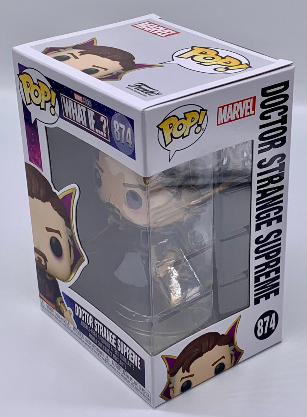 Doctor Strange Supreme Pop #874 Marvel's What If..? Funko Pop 2021 Box Damage