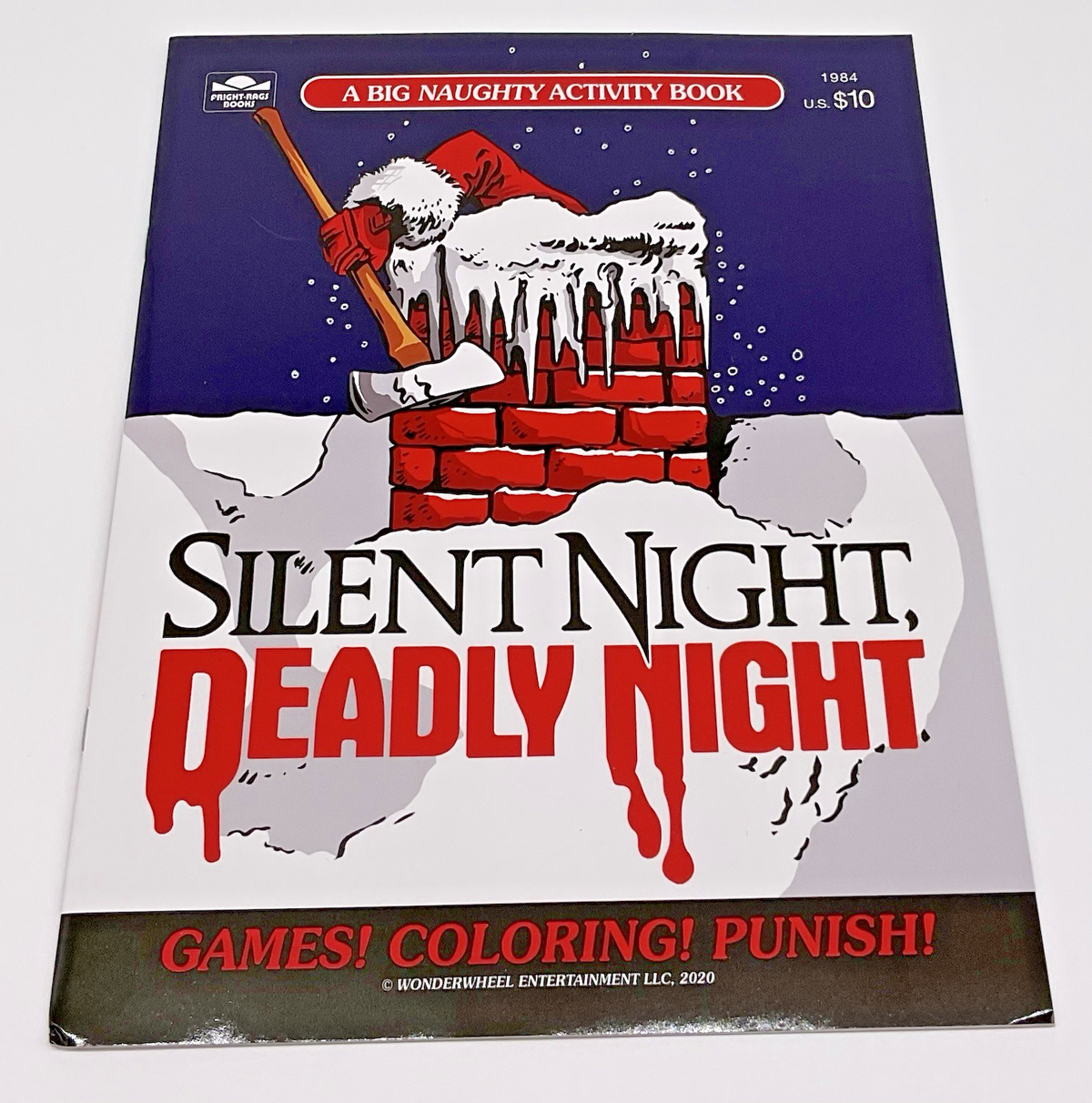 Silent Night Deadly Night Adult Activity Book by Fright Rags Books Soft Cover 