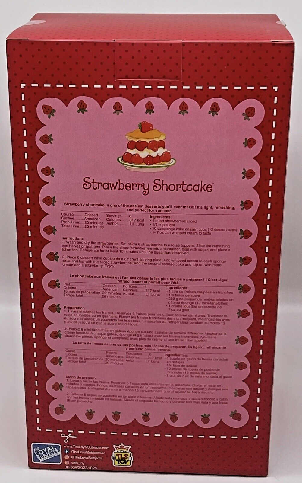 Strawberry Shortcake Rag Doll The World of Strawberry Shortcake 14 Inch Doll